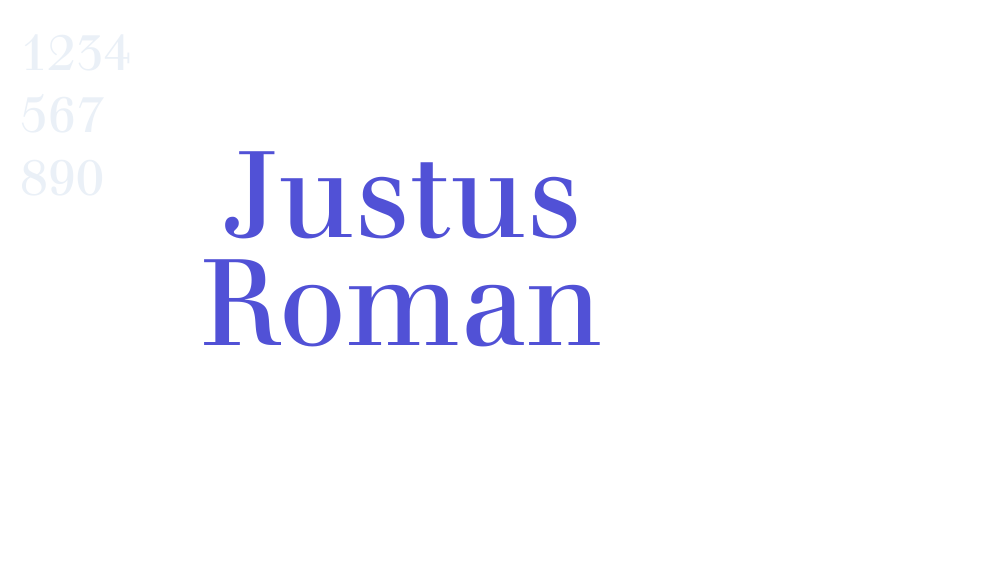 Justus Roman-font-download