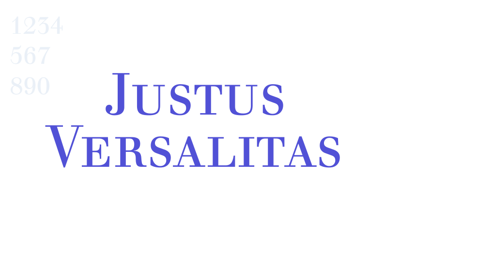 Justus Versalitas-font-download