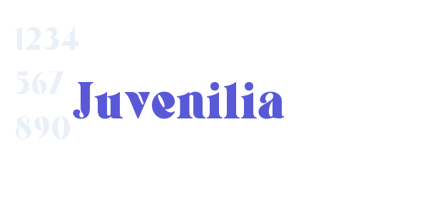 Juvenilia font free