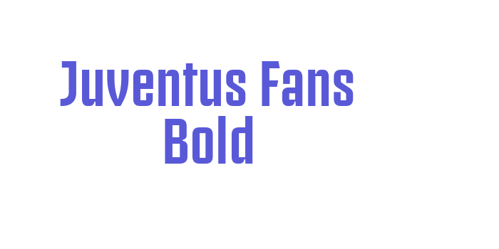 Juventus Fans Bold Font Download