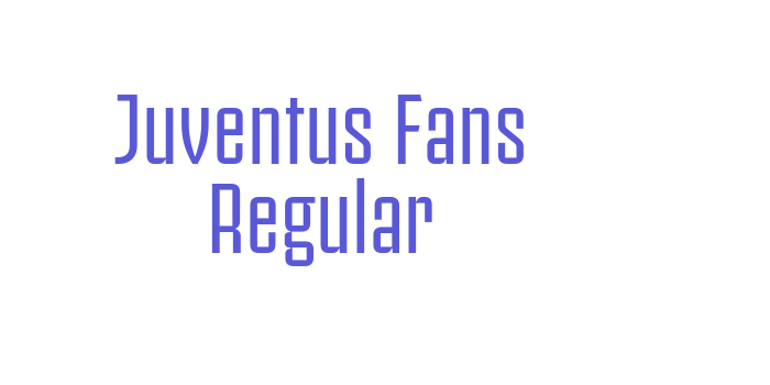 Juventus Fans Regular Font Download