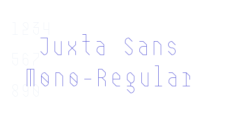 Juxta Sans Mono-Regular-font-download