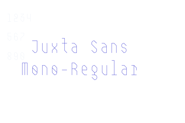 Juxta Sans Mono-Regular