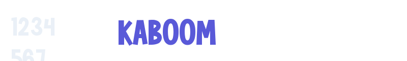 KABOOM font