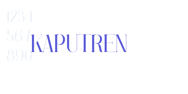 KAPUTREN font free