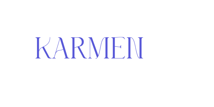 KARMEN Font