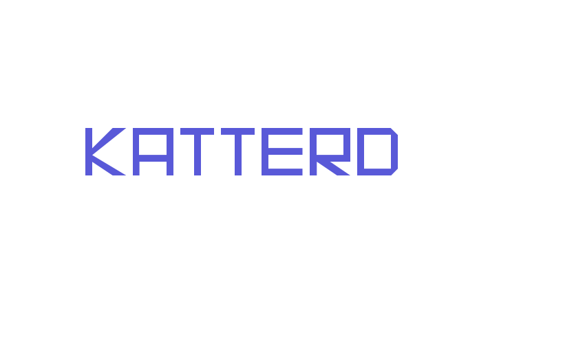 KATTERD Font