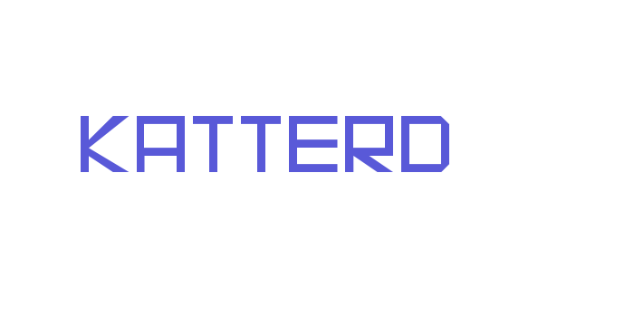 KATTERD Font Download