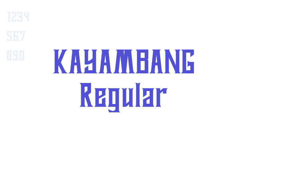 KAYAMBANG Regular-font-download