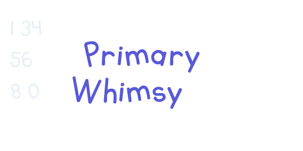 KG Primary Whimsy font free