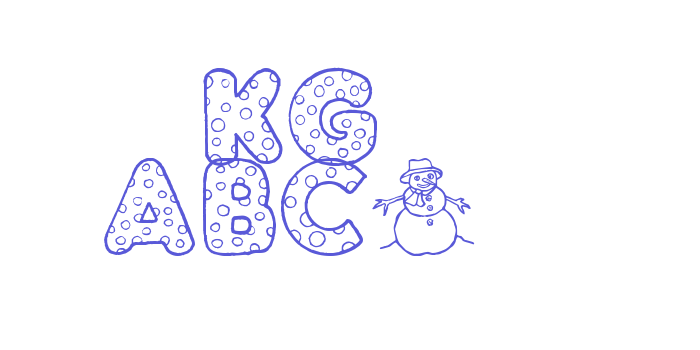 KG ABCs Font