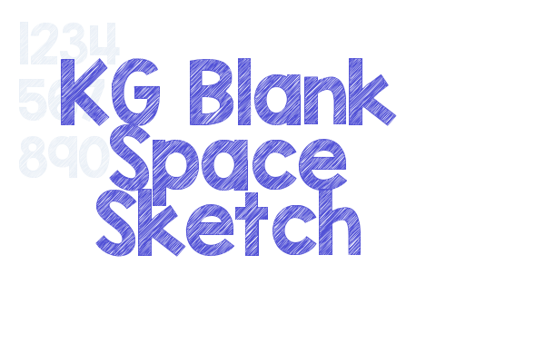 KG Blank Space Sketch Font Download