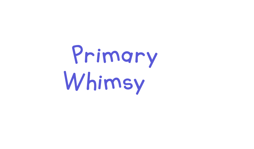 KG Primary Whimsy Font