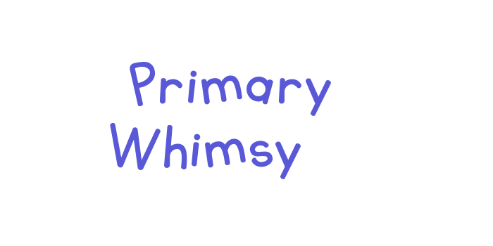 KG Primary Whimsy Font