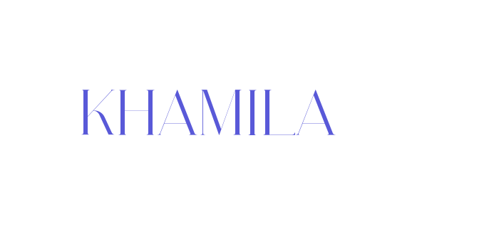 KHAMILA Font Download