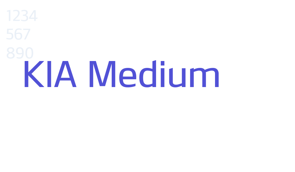 KIA Medium-font-download