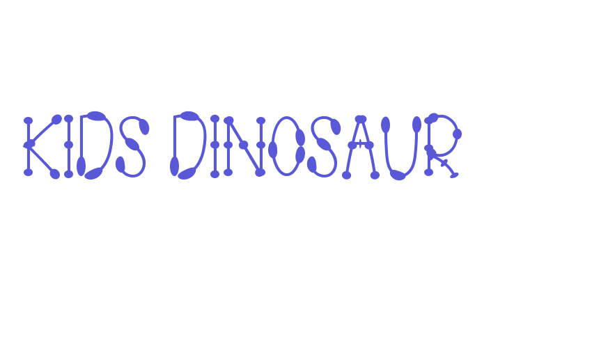 KIDS DINOSAUR Font Download