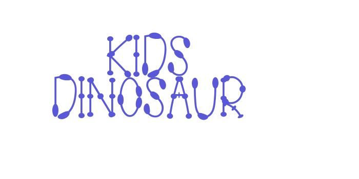 KIDS DINOSAUR Font Download