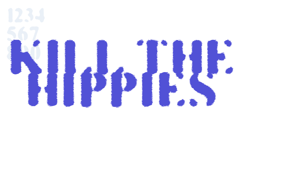 KILL THE HIPPIES-font-download