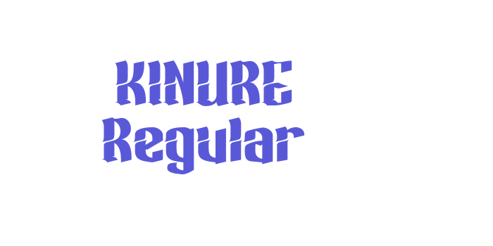 KINURE Regular Font Download