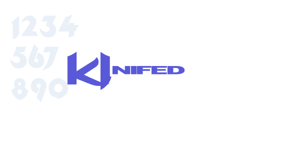 KInifed font free