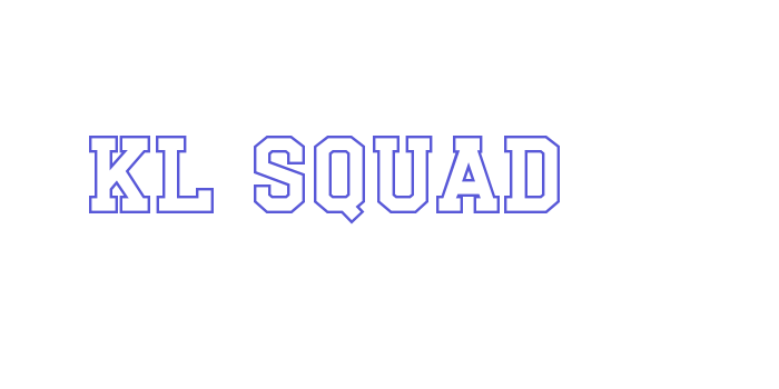 KL Squad Font