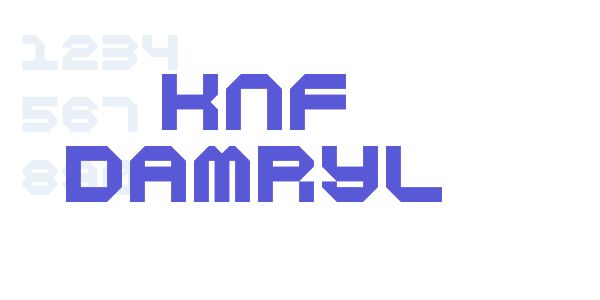 KNF DAMRYL font