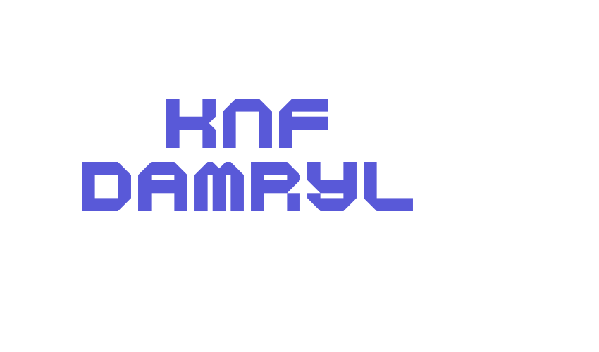 KNF DAMRYL Font