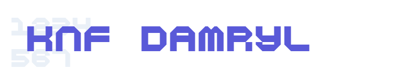 KNF DAMRYL-related font