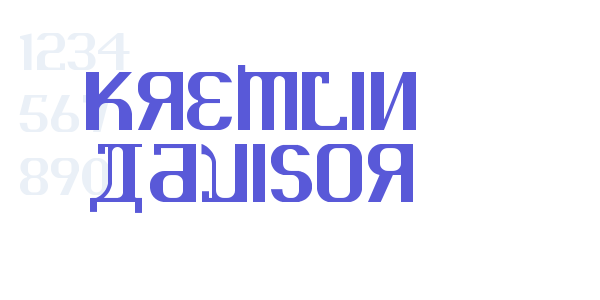 KREMLIN ADVISOR font free