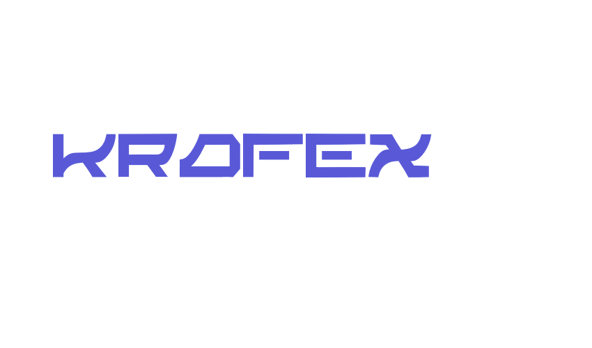 KROFEX Font Download