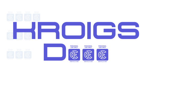 KROIGS Demo font free