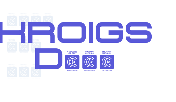 KROIGS Demo font free