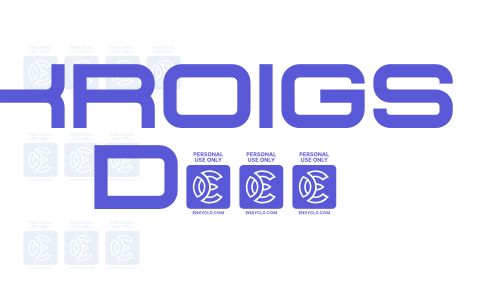 KROIGS Demo Font