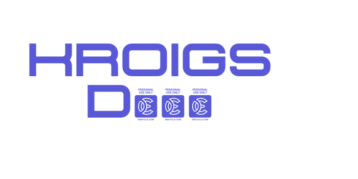 KROIGS Demo Font Download