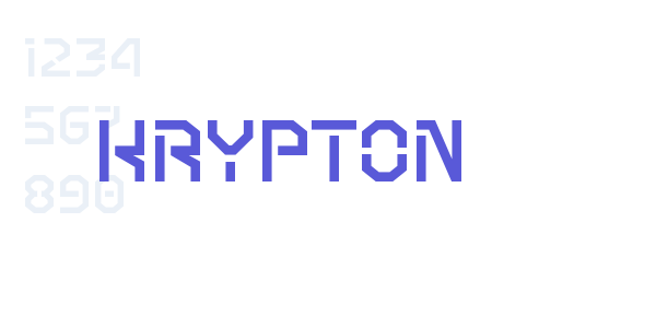 KRYPTON font