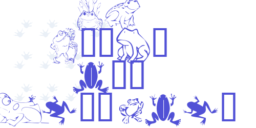 KR Frogs for Jennifer-font-download