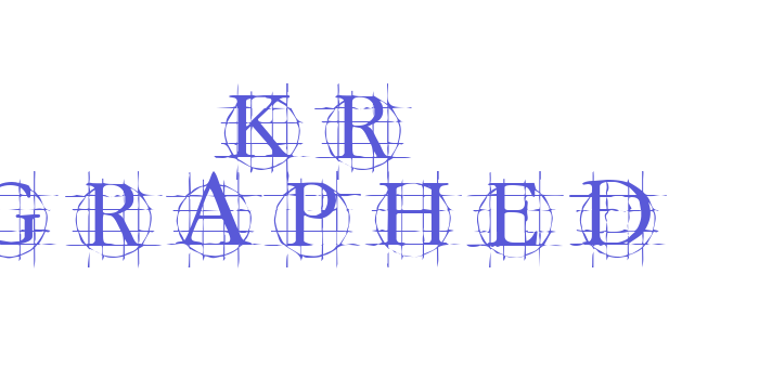 KR Graphed Font Download