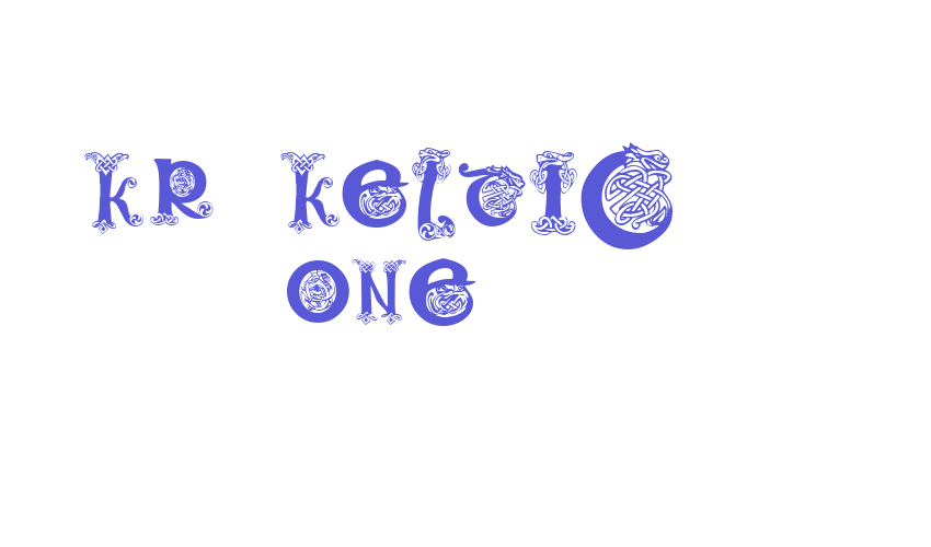 KR Keltic One Font Download