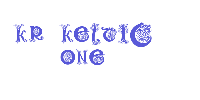 KR Keltic One Font Download