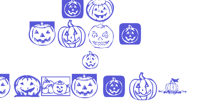 KR Pick A Pumpkin Font