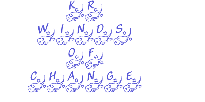 KR Winds Of Change Font Download