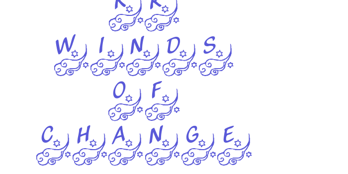 KR Winds Of Change Font