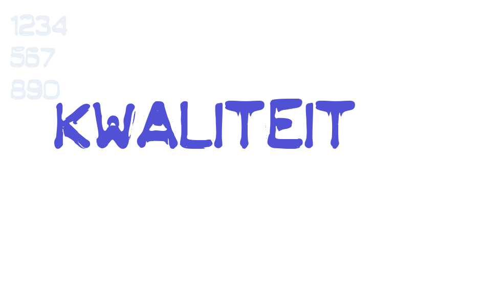 KWALITEIT-font-download