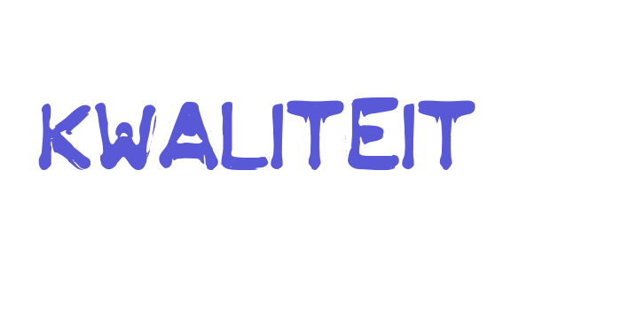 KWALITEIT Font