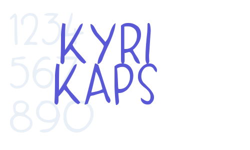 KYRI KAPS Font Download