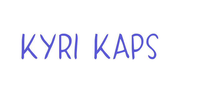 KYRI KAPS Font Download