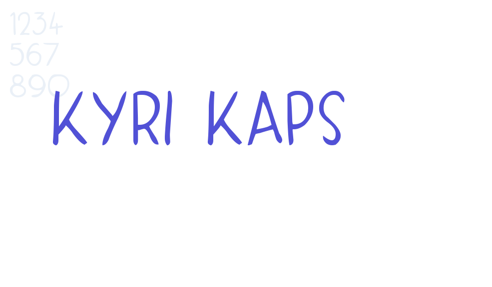 KYRI KAPS-font-download