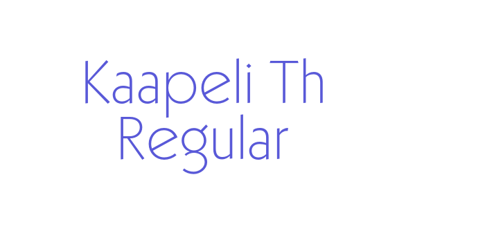 Kaapeli Th Regular Font Download