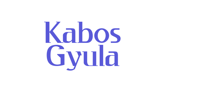 Kabos Gyula Font Download